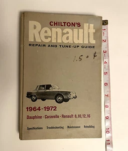 1964-1972 Renault Dauphine Caravelle Chilton's Repair Tune-Up Guide Book 2nd ed. - Bild 1 von 10