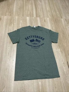 Gettysburg National Military Park Gettysburg, PA Green T-Shirt Men’s Size S - Picture 1 of 3