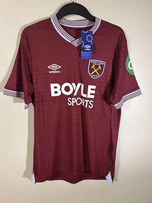 Camiseta de fútbol local Umbro West Ham United 25/26 para hombre L nueva con etiquetas Foto 1 de 4