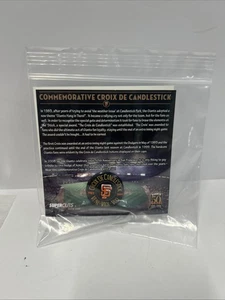 SF Giants Commemorative Croix De Candlestick Pin SGA 1983-1999 Rare Black - Bild 1 von 4