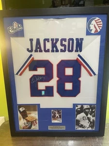 MAGLIA BO JACKSON FIRMATA AUTO MEMPHIS CHICKS AUBURN ROYALS COA LQQK - Foto 1 di 4