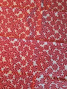 JO-ANN Fabric 100% Cotton Quilt Fabric Christmas Peppermint Candy 1 Yard - Picture 1 of 3