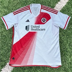New England Revolution 2023/24 adidas Authentic Match Away Jersey Men's 2XL - Picture 1 of 5