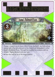 Juno’s Admonition - Set 3 - The Eye of Judgment TCG - Picture 1 of 6
