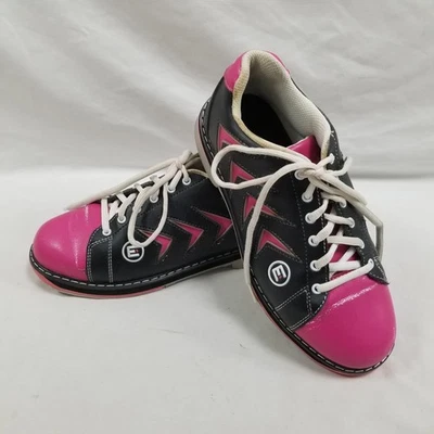 Etonic Womens Bowling Shoes Pink Black EB076-2 Size 9 - Image 1 of 4