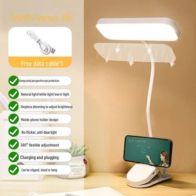 LED Desk Lamp Adjustable Swing Arm Lamp with Clamp Eye-Caring Reading Desk Light - Image 1 of 4