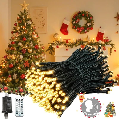 2025 New Voice Control 88Ft 240LED Smart Christmas String Lights Outdoor/Indoor - Image 1 of 4
