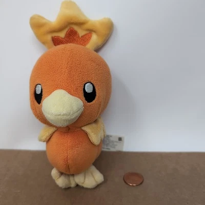 Pokemon Hasbro Nintendo 2004 Torchic Minun Stuffed Animal Beanbag Plush 6” - Image 1 of 4