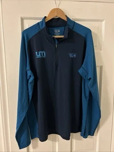 Umphreys McGee Mountain Hardwear Quarter Zip Thermal Long Sleeve - Blue XXL - Picture 1 of 7