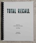 Total Recall Script Reprint Full Screenplay Script 1990 Arnold Schwarzenegger