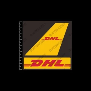 Pegatina Logo DHL Express (Tamaño 9 cm x 9 cm) - Imagen 1 de 1