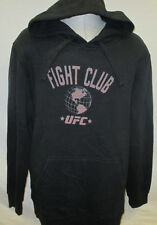 UFC Men Medium Pullover Hooded Sweatshirt 'Fight Club' Black MMA