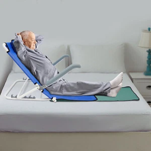 Adjustable Bed Backrest Support Foldable Sit-up Back Rest Bed Chair w/Armrest - Picture 1 of 18