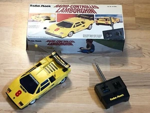 Radio Shack Lamborghini Countach LP500S RC Car with box, styrofoam - Picture 1 of 7