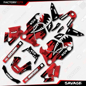 Red Savage Graphic Sticker kit fits Honda Grom MSX125 21-24 2021 2022 - Picture 1 of 2