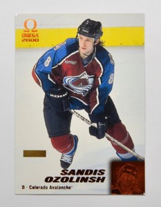 1999-00 Pacific Omega Copper #64 Sandis Ozolinsh (Missing Serial Number)