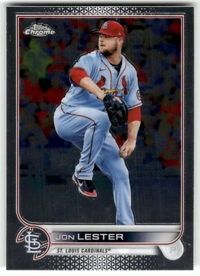 2022 Topps Chrome Sonic #187 Jon Lester St. Louis Cardinals - Image 1 of 2