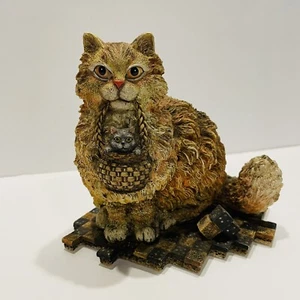 CURIOUS CATS BY LANG AND WISE  "Sam & Mitzy" First Edition 2000 - Picture 1 of 6