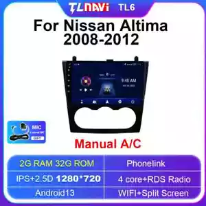 2008-2012 For Nissan Altima Teana Video Player Android Auto Car GPS Navi Radio - Picture 1 of 40