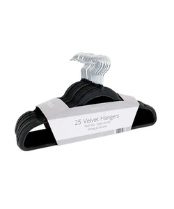 Velvet Effect Coat Hangers (25-Pack) - Picture 1 of 4