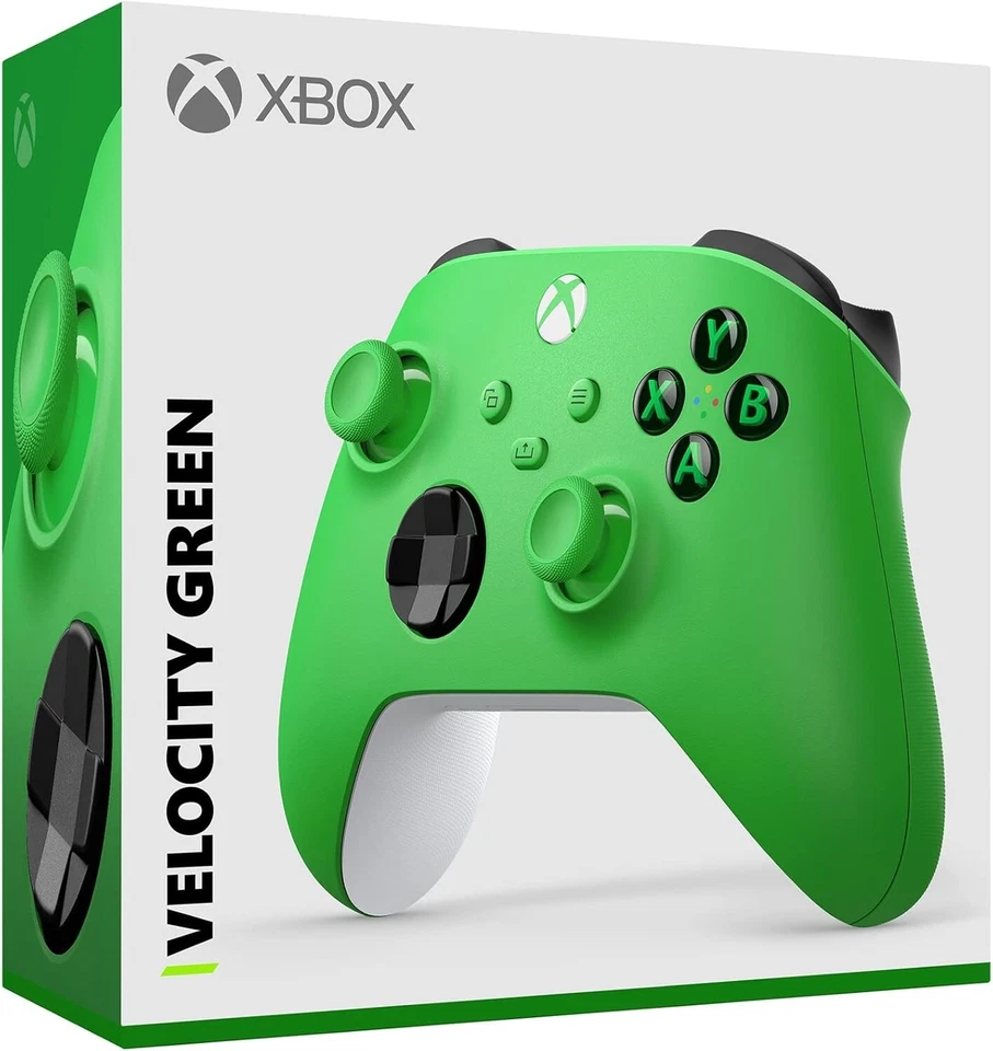 Controller Wireless per Microsoft XBOX SERIE X/S Velocity Green QAU-00091 - Immagine 1 di 4