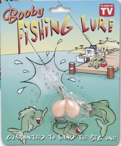 Booby Fishing Lure As Seen On TV - Gag Joke Funny Prank Gift Novelty - Sealed - Picture 1 of 1