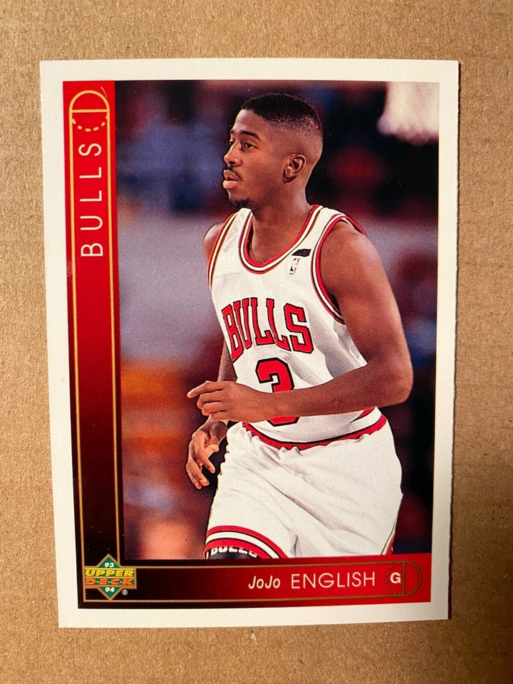 JO JO ENGLISH RC 1993-94 Upper Deck #415 CHICAGO BULLS  SOUTH CAROLINA - Image 1 of 1