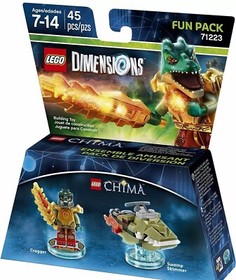 LEGO DIMENSIONS FUN PACK LEGENDS OF CHIMA CRAGGER 71223 Gator MinifigureS Game