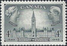 Canada # 277 « ÉDIFICES DU PARLEMENT » caoutchouc original flambant neuf 1948