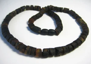 Elegant Mens Raw Genuine Baltic Amber Necklace 18.5 gr. !!!  - Picture 1 of 2
