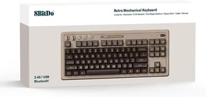 Clavier mécanique rétro Bluetooth2,4G USB-C 87 touches Windows et Android qwerty - Photo 1/10