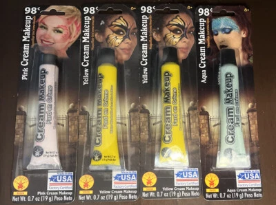 Maquillaje en crema de RUBIES - (1) rosa (1) aguamarina (2) amarillo - todo nuevo y sellado Foto 1 de 2