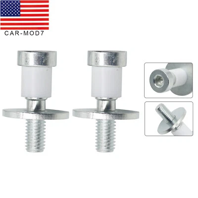9601750 1971-1991 For Chevy GMC Truck Blazer Pair Door Latch Lock Striker Bolts - Image 1 of 4