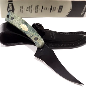 Schrade Old Timer Green Sharpfinger Upswept Blade Hunting Skinning Knife-Sheath - Picture 1 of 6