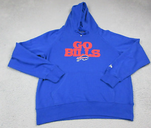 Buffalo Bills Sweater Mens Medium Blue Logo NFL Football Sweatshirt New Era