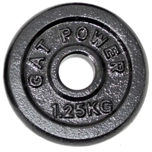 4 x Hantelscheibe 1,25 kg aus Gusseisen – 31/32 mm Loch – Gewichtsscheibe  - Bild 1 von 3