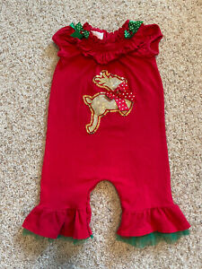 Baby Girl Size 12 Month One Piece Christmas Outfit