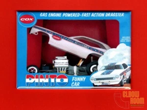 Cox Pinto funny car vintage package art 2x3" fridge magnet .049 gas powered car - Picture 1 of 2