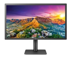 LG UltraFine 24MD4KL-B 23,7 Zoll 3840x2160 LCD Backlight LED Monitor - Schwarz - Photo 1/7