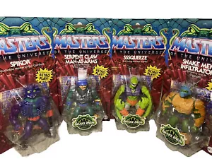 Masters Of The Universe Retro Origins Set de 4 Wave 14 Mattel Motu Lote Spikor... - Imagen 1 de 10