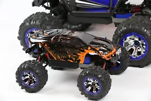 Maßgeschneiderte Karosserie schlammig orange für Traxxas 1/16 Summit Mini LKW Auto Muschel Abdeckung 1:16 - Bild 1 von 11