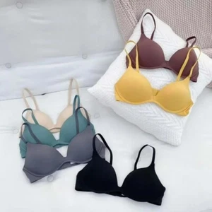 Backless Bras for Women Seamless Underwear Sexy Lingerie 3/4 Cup Bralette Top Wi - Picture 1 of 18