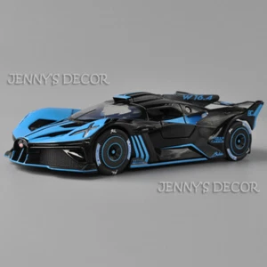 1:24 Scale Diecast Metal Model Bugatti Bolide Pull Back Toy Car With Sound&Light - Picture 1 of 15