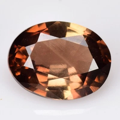 EXPERIENCE NATURAL GEMSTONES TANZANIA BROWN COLOR AXINITE 0.95 CT OVAL CUT - Image 1 of 3