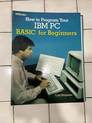 Vintage 1983 How To Program Your IBM PC Basic For Beginners - Carl Shipman - Image 1 of 4