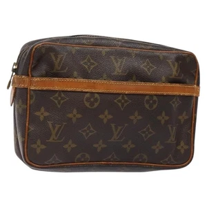 LOUIS VUITTON Monogram Compiegne 23 Clutch Tasche M51847 LV Auth 137806 - Bild 1 von 20