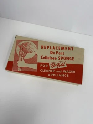Esponja de celulosa de repuesto Du Pont para utilería de película Dufold años 50 NUEVA Foto 1 de 4