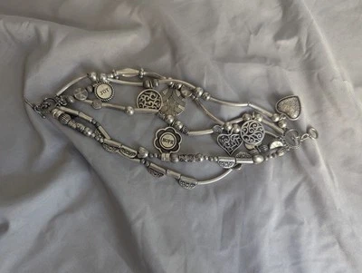 Pulsera Leah Sophia Multi-hiebra Cuentas 5 Hilos 8 Pulgadas Pulsera  Foto 1 de 4