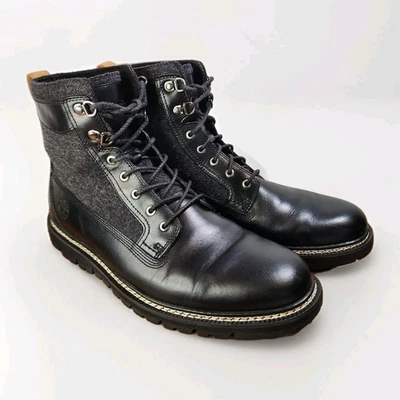 Timberland черный Britton Hill NXT шерсти кожаные ботинки США 9,5 водонепроницаемый захват - Изображение 1 из 4