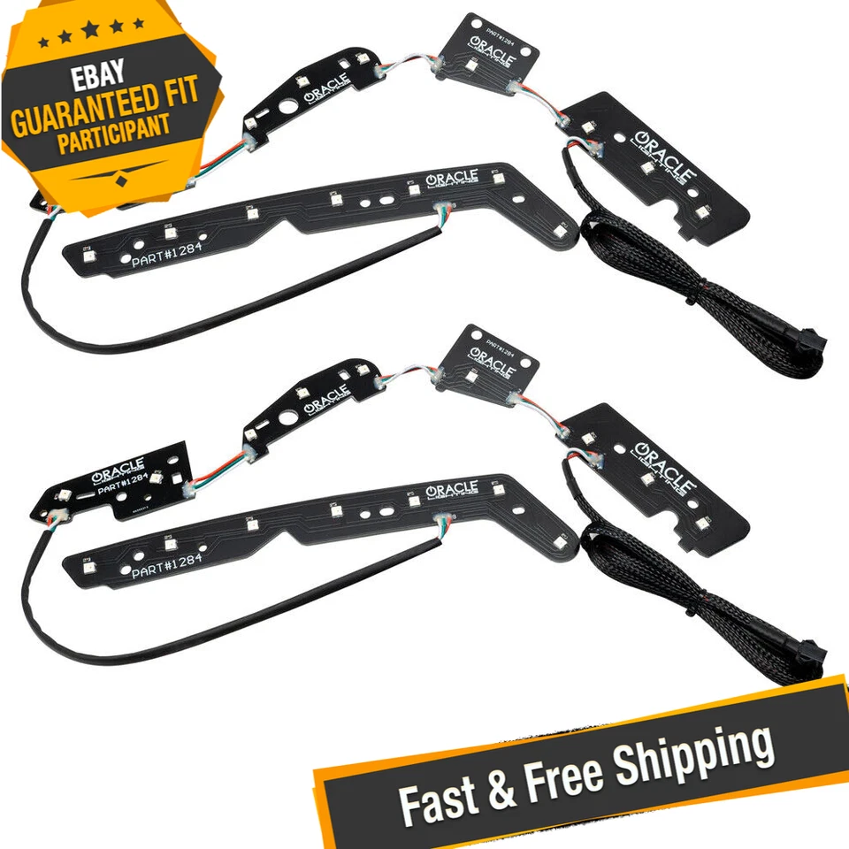 Kit de actualización de faros DRL Oracle Lighting 1284-332 para Jeep Grand Cherokee 14-21 Foto 1 de 4